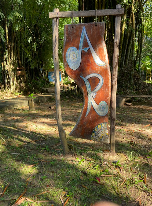 décoration bois représente temple de l'air